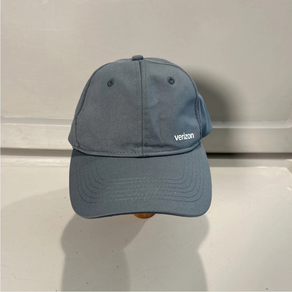 Verizon Low Profile Gray Hat(Cap) Adjustable OSFM Embroidered Employee